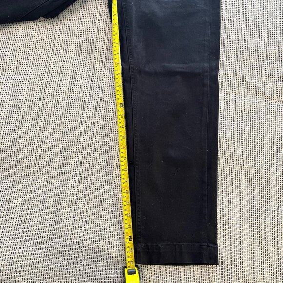 EVERLANE The Straight-Leg Crop Pants Black Size 6 - Picture 8 of 8